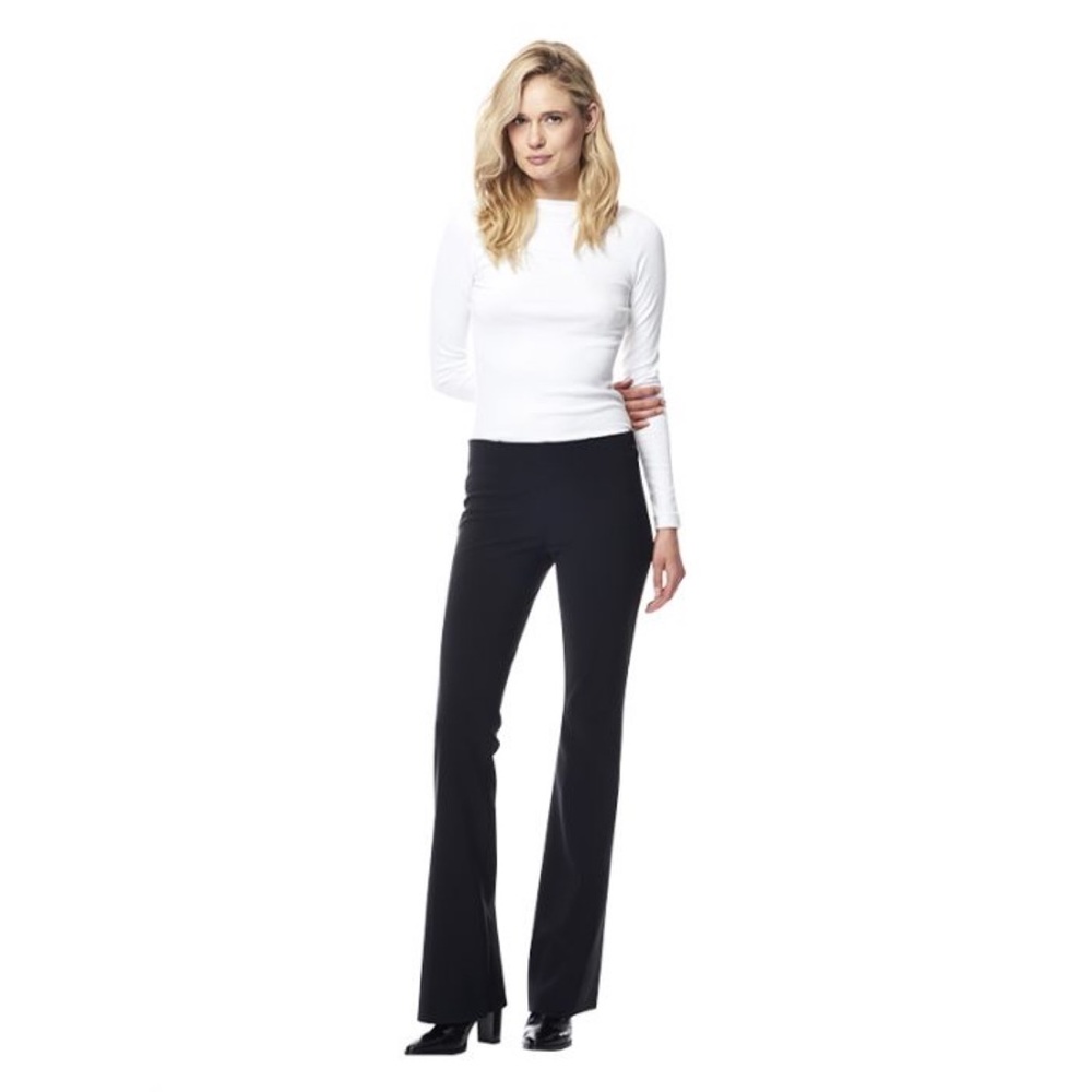 Ecru Women's Aoki High Waist Boot Cut Pant in Black 8
